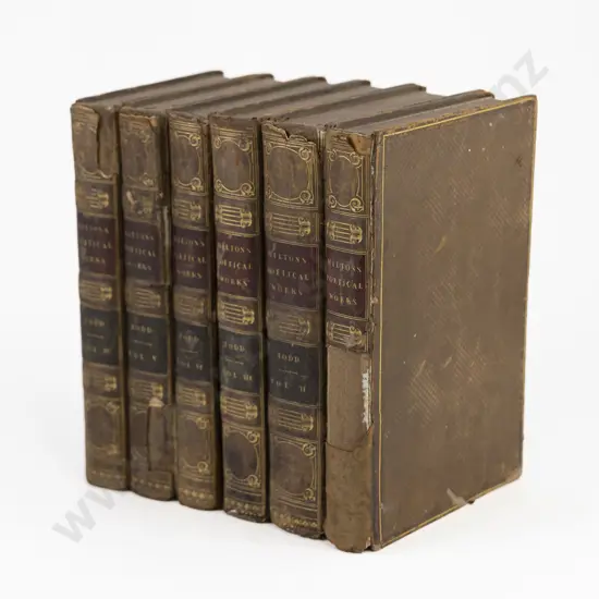 Todd, Rev. H. J., The Poetical Works of John Milton (6 Vols, 1826)