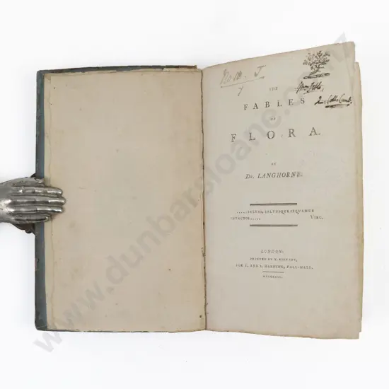 Langhorne, Dr, The Fables of Flora, 1794