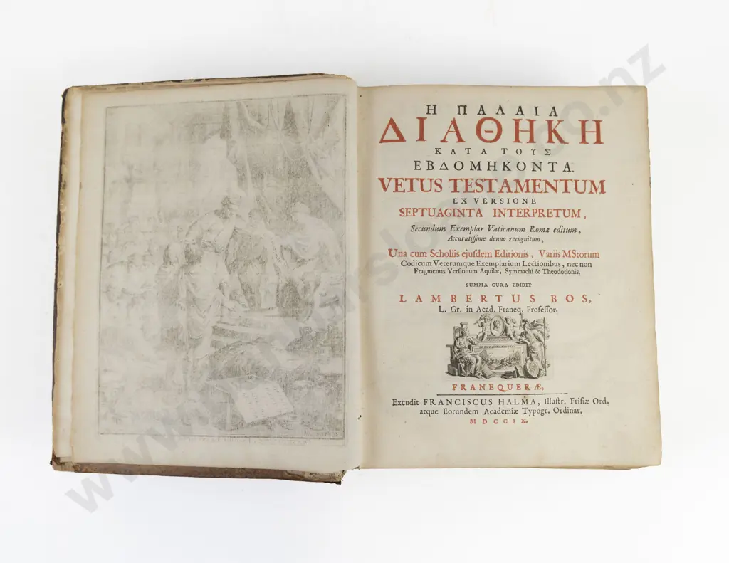 1709 Halma Bible edited by Lambertus Bos Image 1++