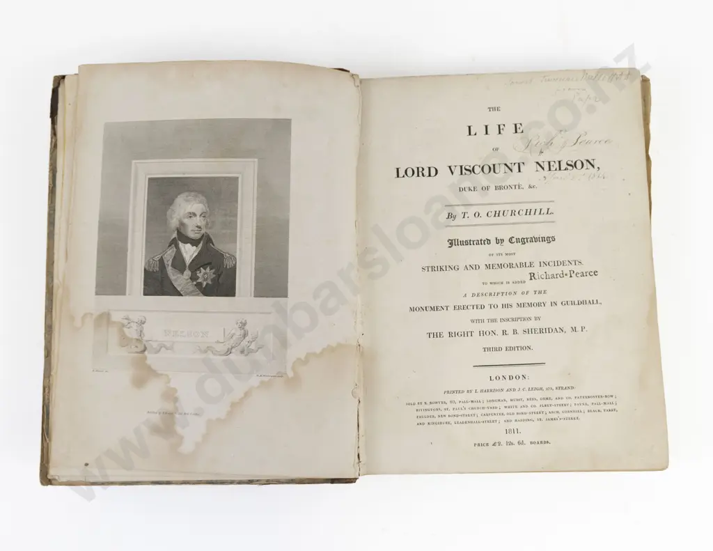 Churchill, T. O., The Life of Lord Viscount Nelson, 1811 Image 1++