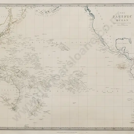 J & C Walker, The Pacific Ocean, 1854