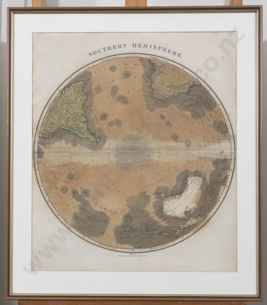 John Thompson, 1814 Map Of The Southern Hemisphere Image 1++