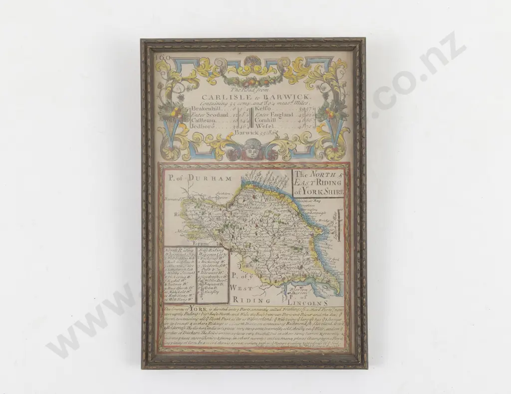 E. Bowen & J Owen - Britannia Depicta Map Of Yorkshire Image 1++