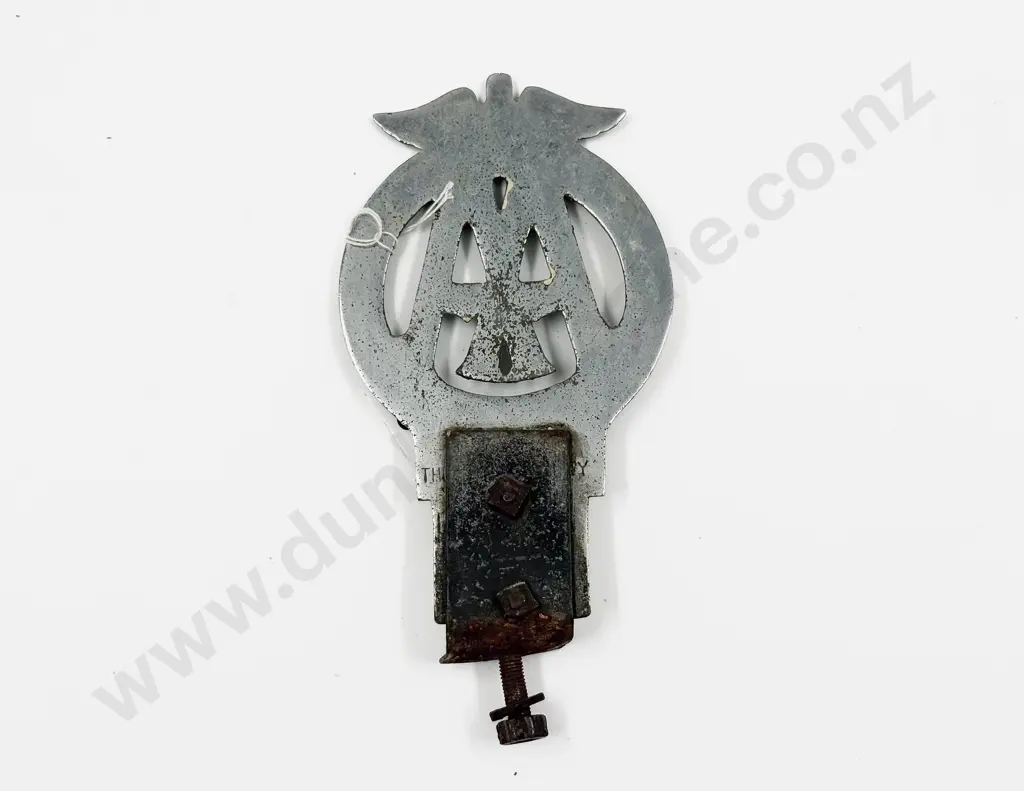 Vintage Automobile Association Chrome Plated (Worn) Canterbury Car Badge #706 Image 1++