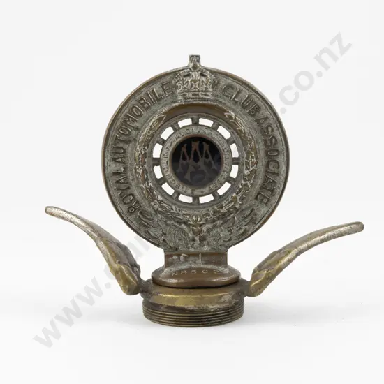 Vintage AAA Royal Automobile Club Associate Auckland Car Badge
