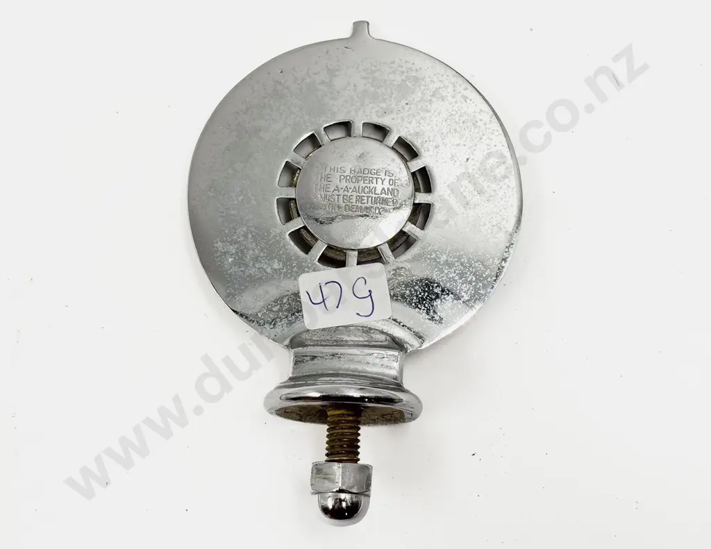 Vintage AA Royal Automobile Club Associate Auckland Car Badge Image 1++