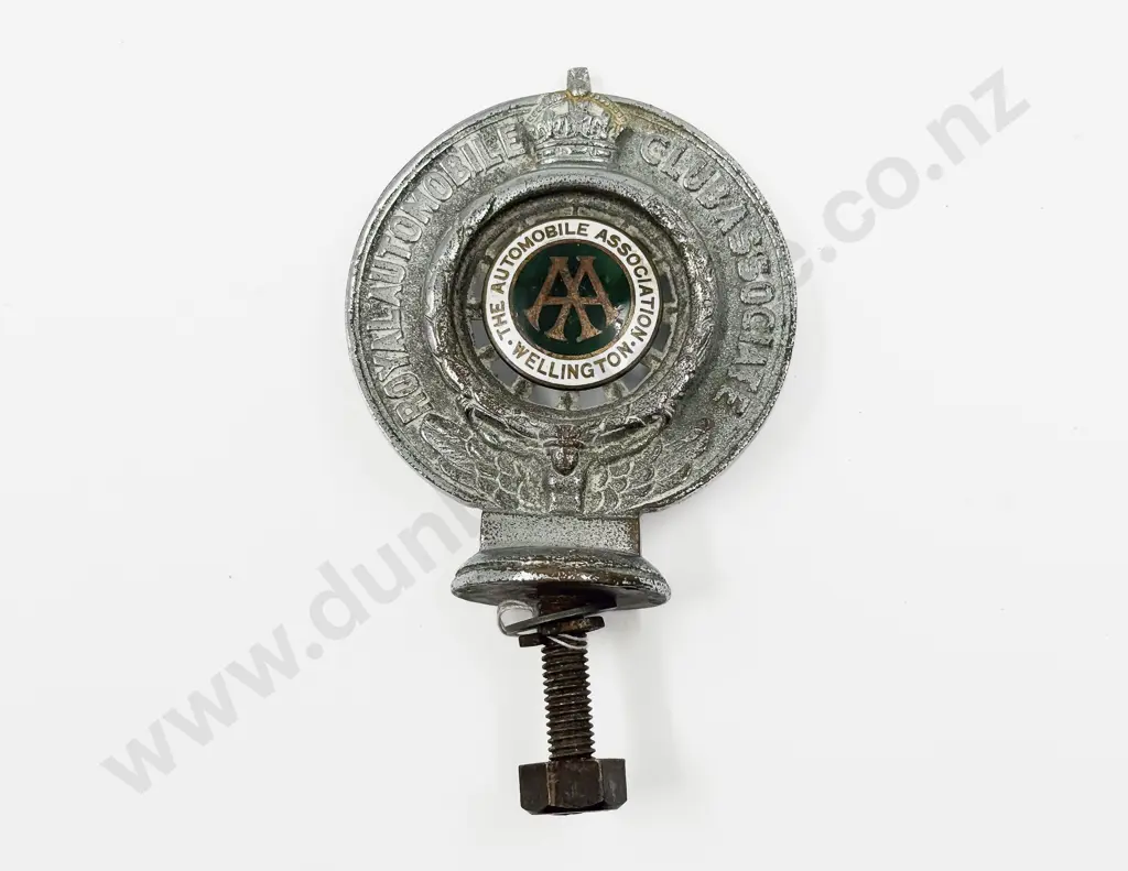Vintage AA Royal Automobile Club Associate Wellington Car Badge Image 1++