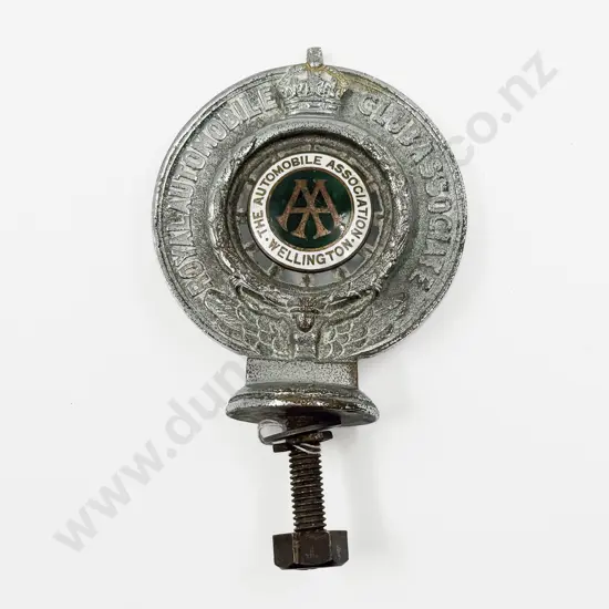 Vintage AA Royal Automobile Club Associate Wellington Car Badge