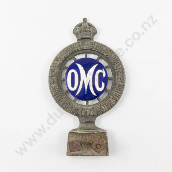 Vintage AA Royal Automobile Club Associate South Island (NZ) Motor Union Car Badge