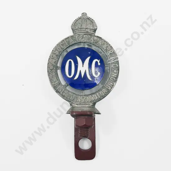 Vintage Associate AA & RA South Island (NZ) Motor Union Car Badge