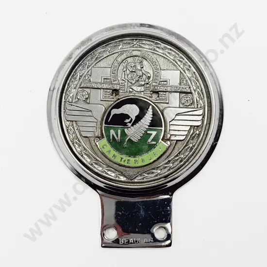 C1960's St Christopher NZ Canterbury Emblem Car Badge