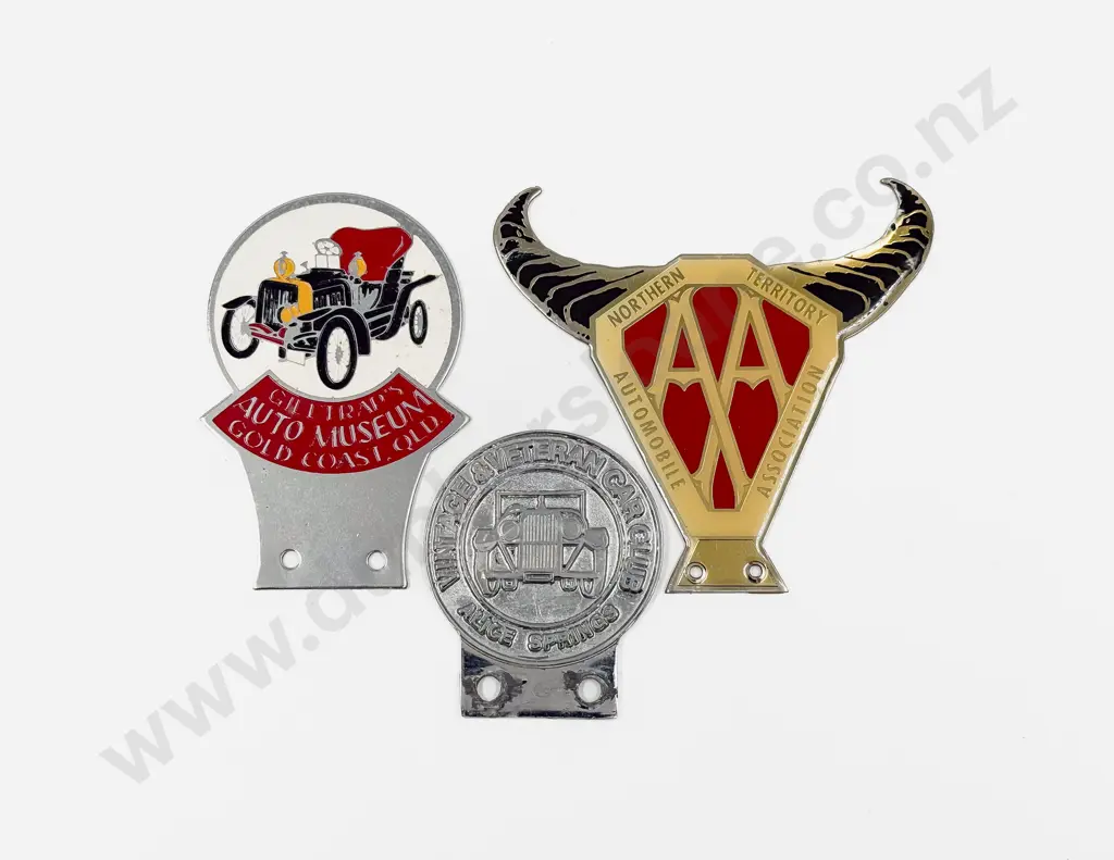 Three Australian Car Club Grille Badges Image 1++