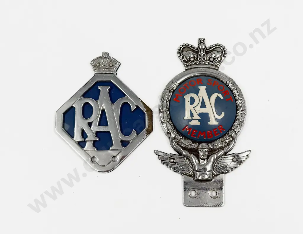 RAC Motor Sport Member Car Badge and C1950's RAC Club Badge Image 1++