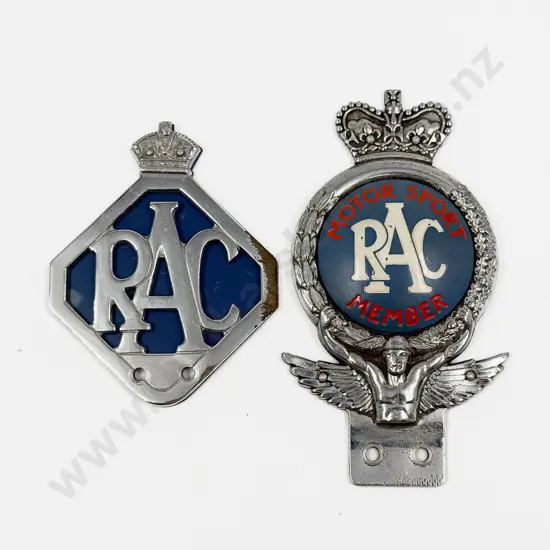 RAC Motor Sport Member Car Badge and C1950's RAC Club Badge
