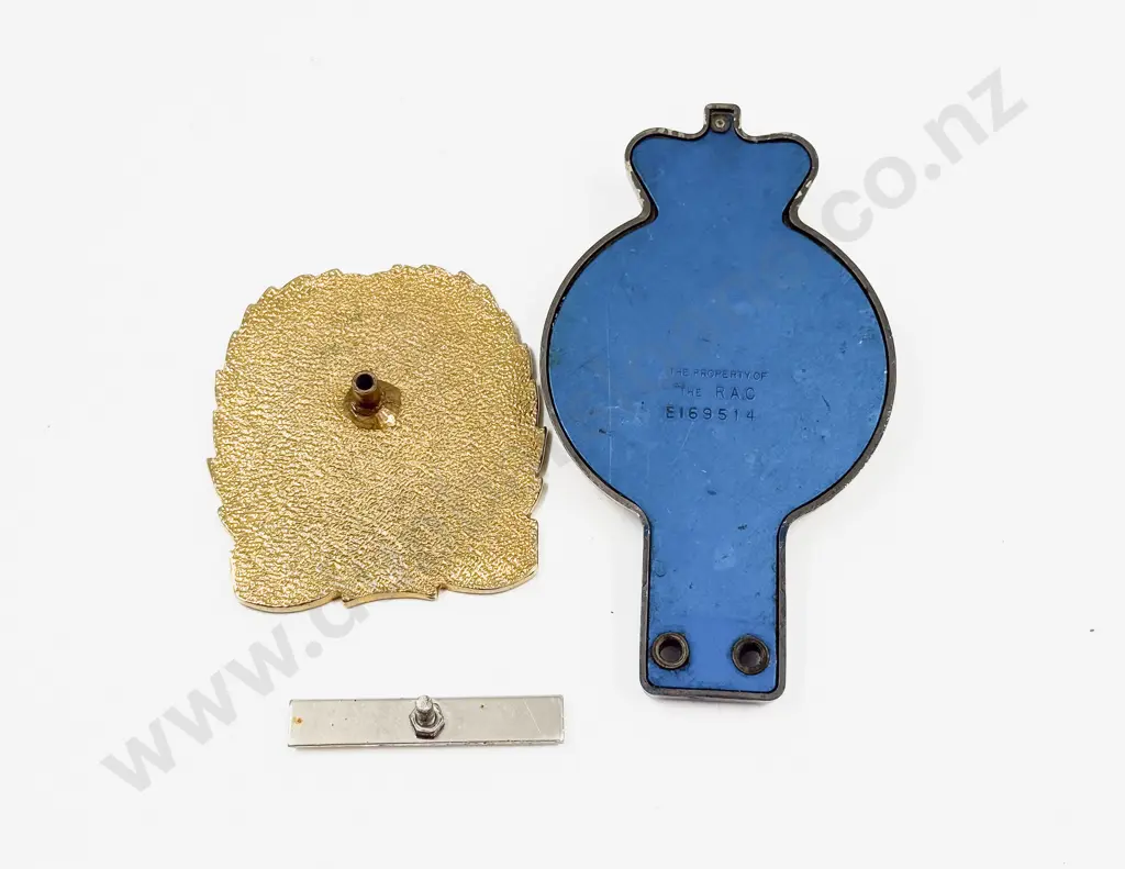 RAC The Queens Golden Jubilee 1952-2002 Badge and RAC Plastic Badge Image 1++