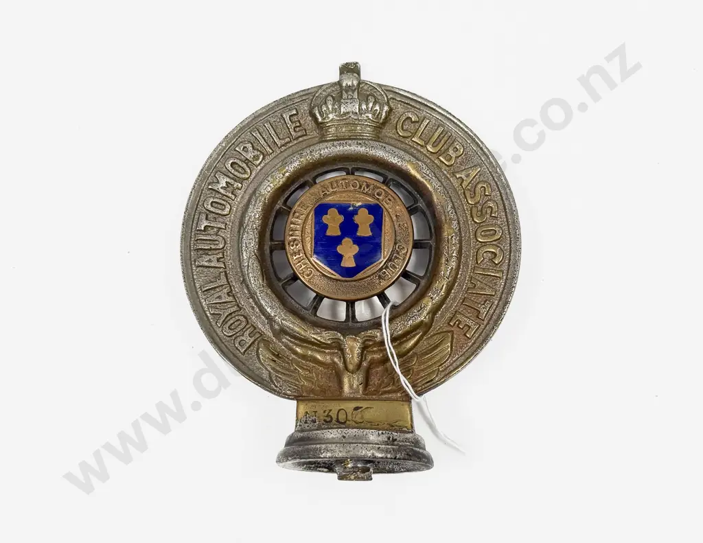 Royal Automobile Club Associate Cheshire Club Car Badge Image 1++