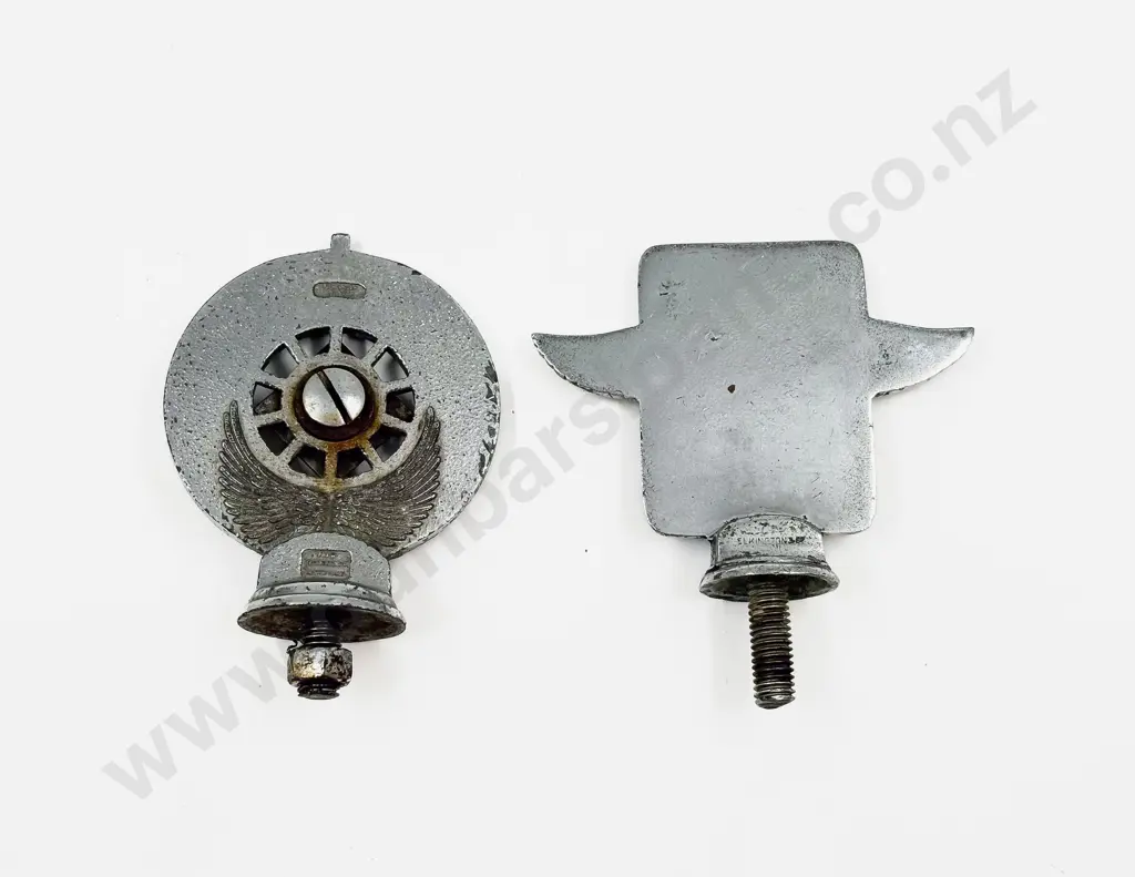 Two Vintage Royal Automobile Associate Junior Car Club Badges Image 1++