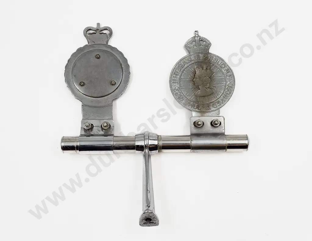 Royal Artillery Car Badge and HM Queen Elizabeth Coronation 1953 Badge Image 1++