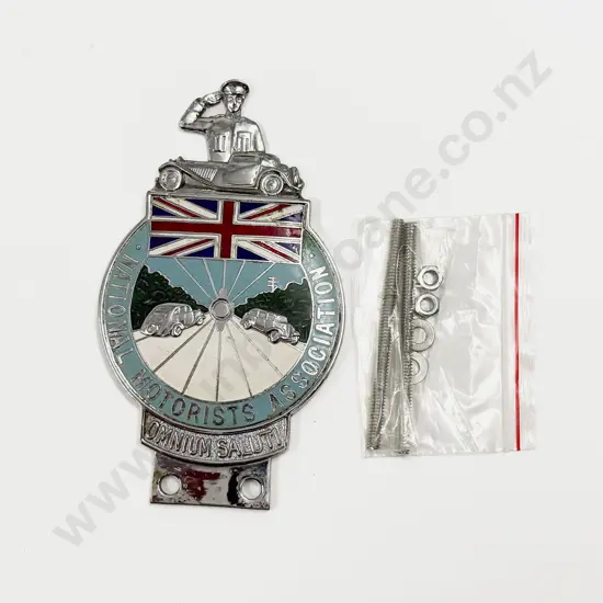 C1930's National Motorists Association Enamel Badge by Collins of London