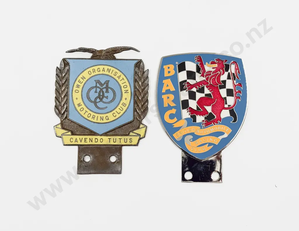 British Car Club Badges BARC - Owen Organisation Motoring Club Image 1++