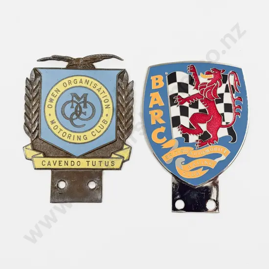 British Car Club Badges BARC - Owen Organisation Motoring Club