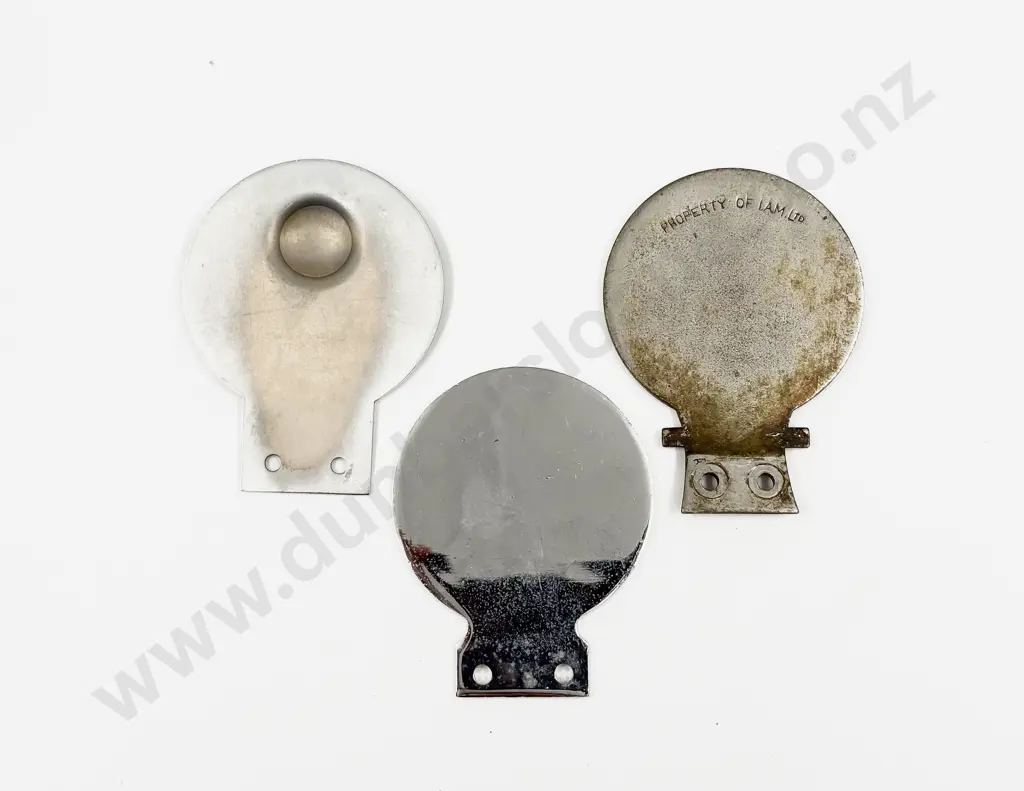 Three British Motor Club Badges - Devon Crash Box Club - The Vintage Sports Car Club & IAM Image 1++