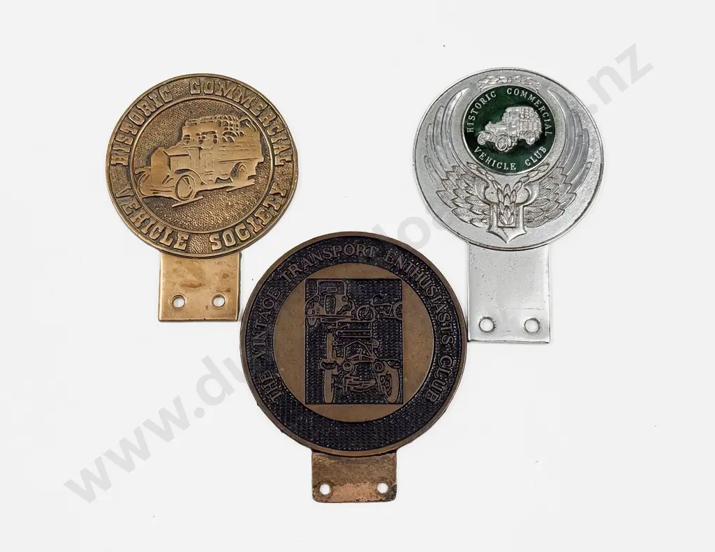 Historic Commercial Vehicle Society and Club Badges with Vintage Transport Enthusiasts Club Badge Image 1++
