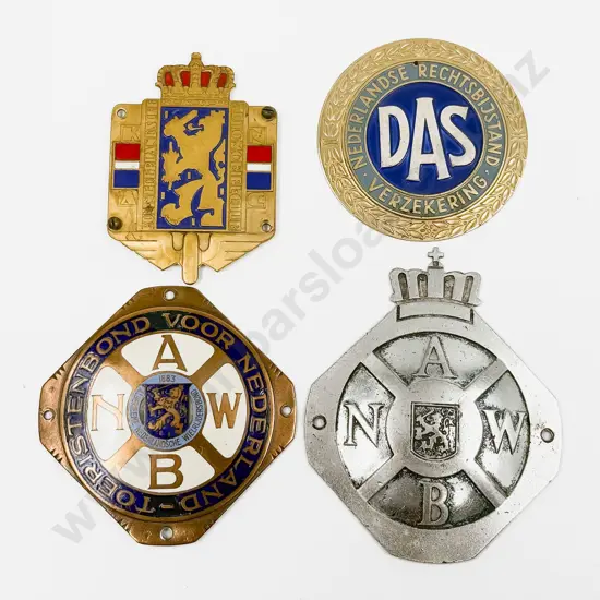 Netherlands Three Automobile Club/Association Car Badges