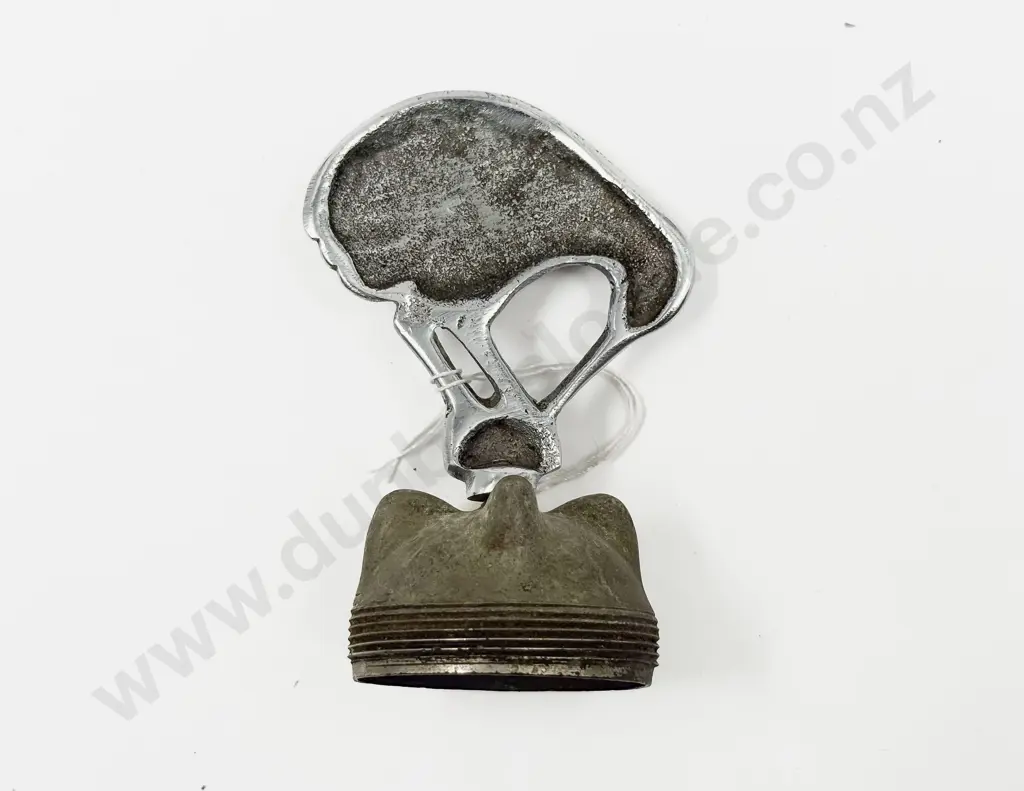 Vintage Hand Crafted Chromed Kiwi Car Hood Ornament Image 1++