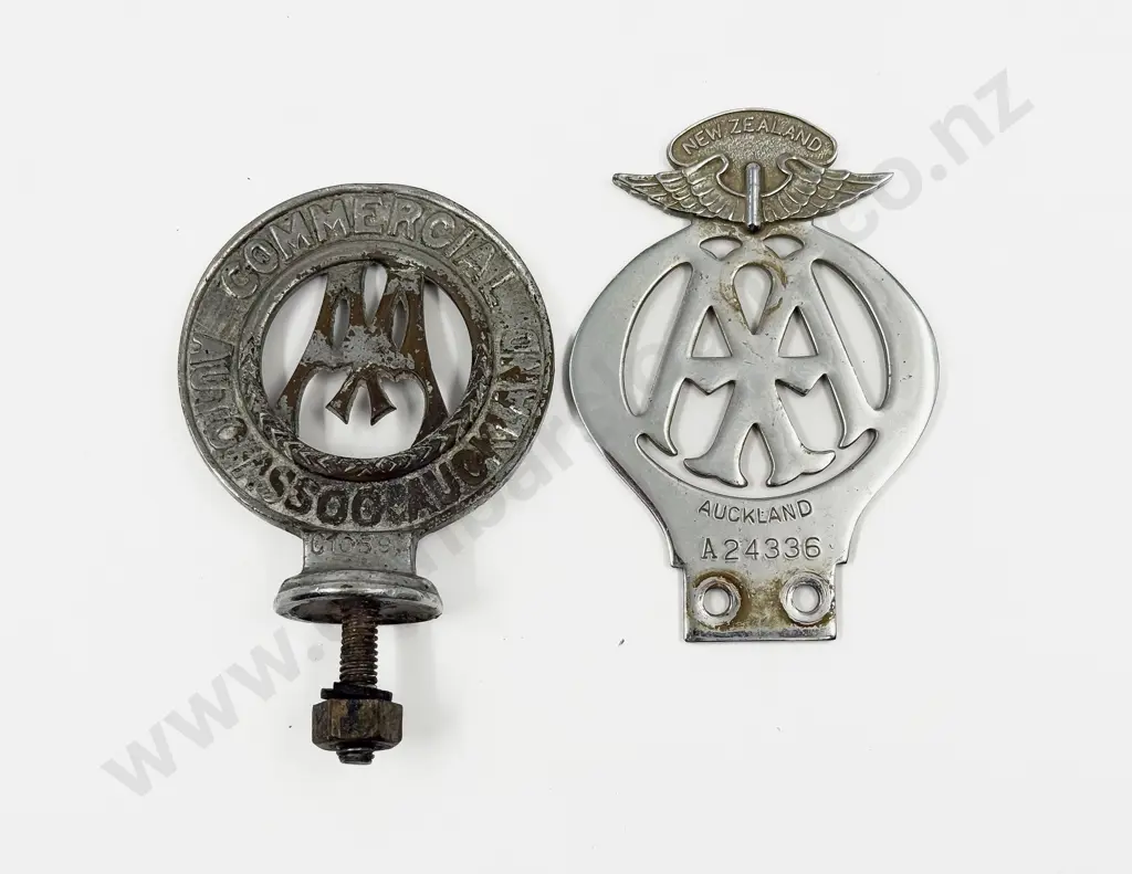 NZ Commercial Auto Association Auckland and NZ AA Auckland #A24336 Car Badges Image 1++