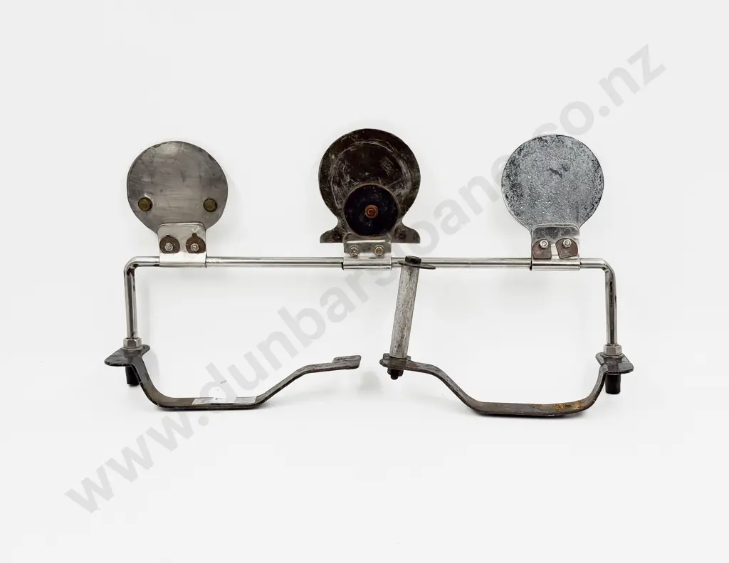 Three Vintage Rover Car Club Badges - Association of NZ - Nelson and Viking Mask Image 1++