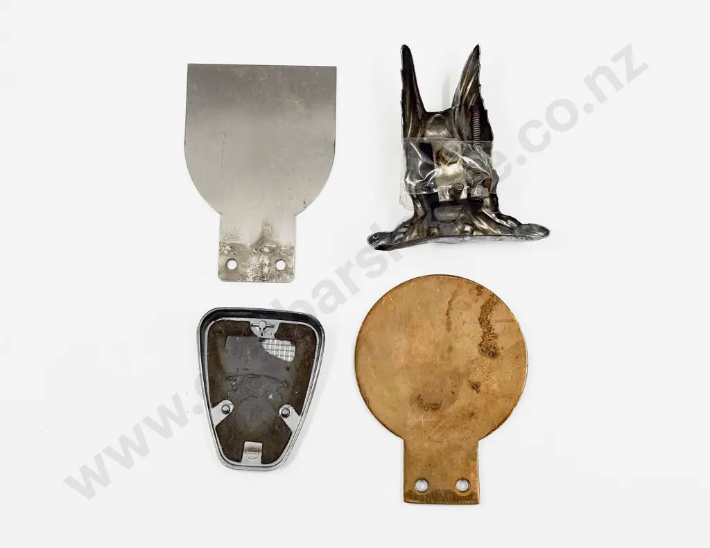 Two Rover Car Badges with Bonnet Badge and Viking (flat back) Mask Insignia Image 1++