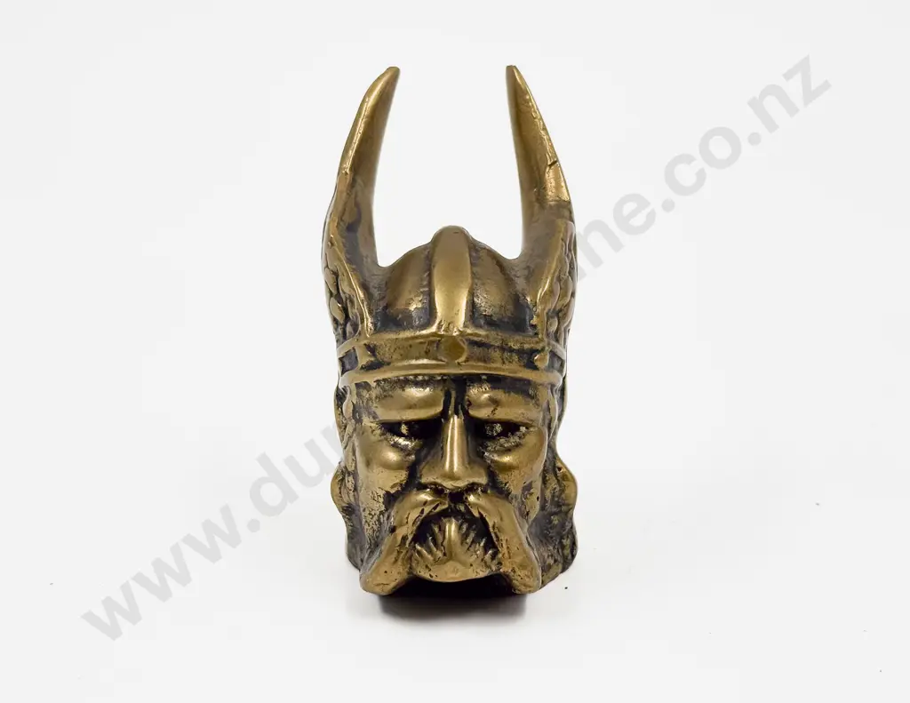 Rover Viking Bust Heavy Brass Hood Mascot/Ornament Image 1++