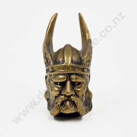 Rover Viking Bust Heavy Brass Hood Mascot/Ornament