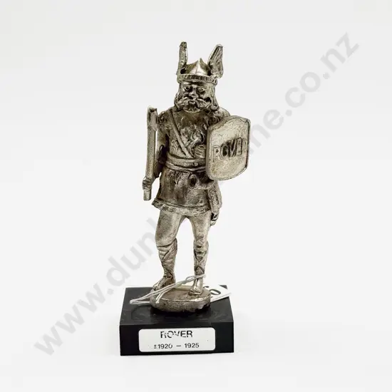 Rover Standing Viking Cast Metal Mascot/Ornament