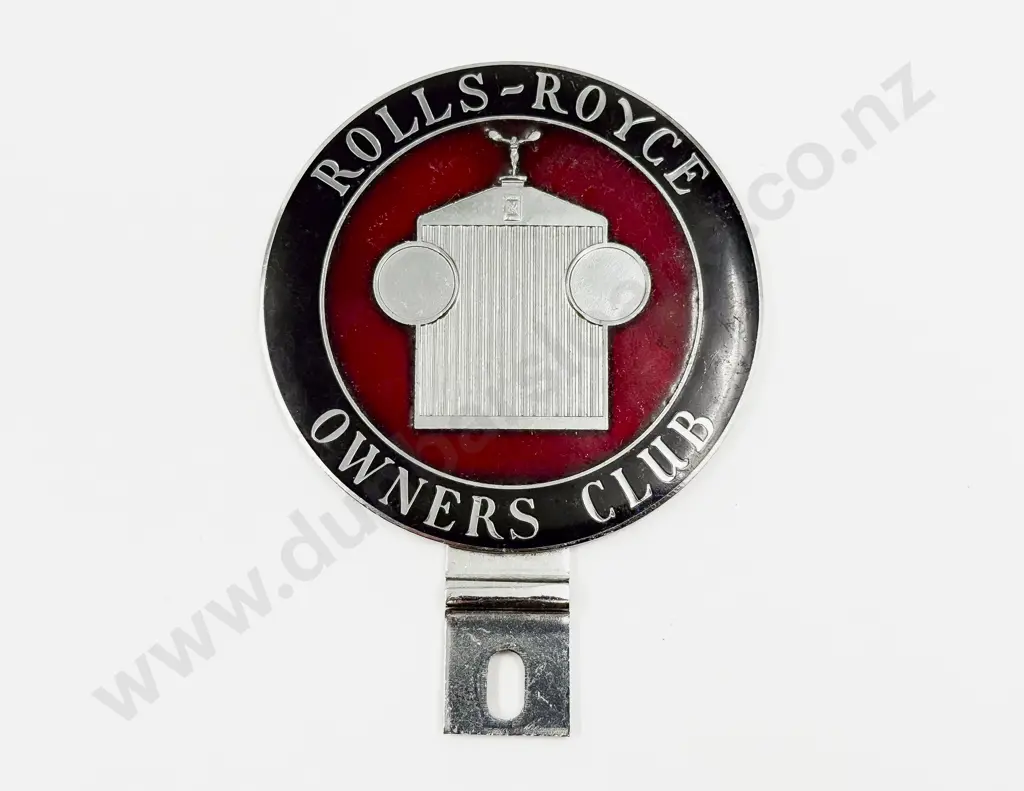 Large C1950s-1970s Rolls-Royce Owners Club RROC Enamelled Car Badge Image 1++