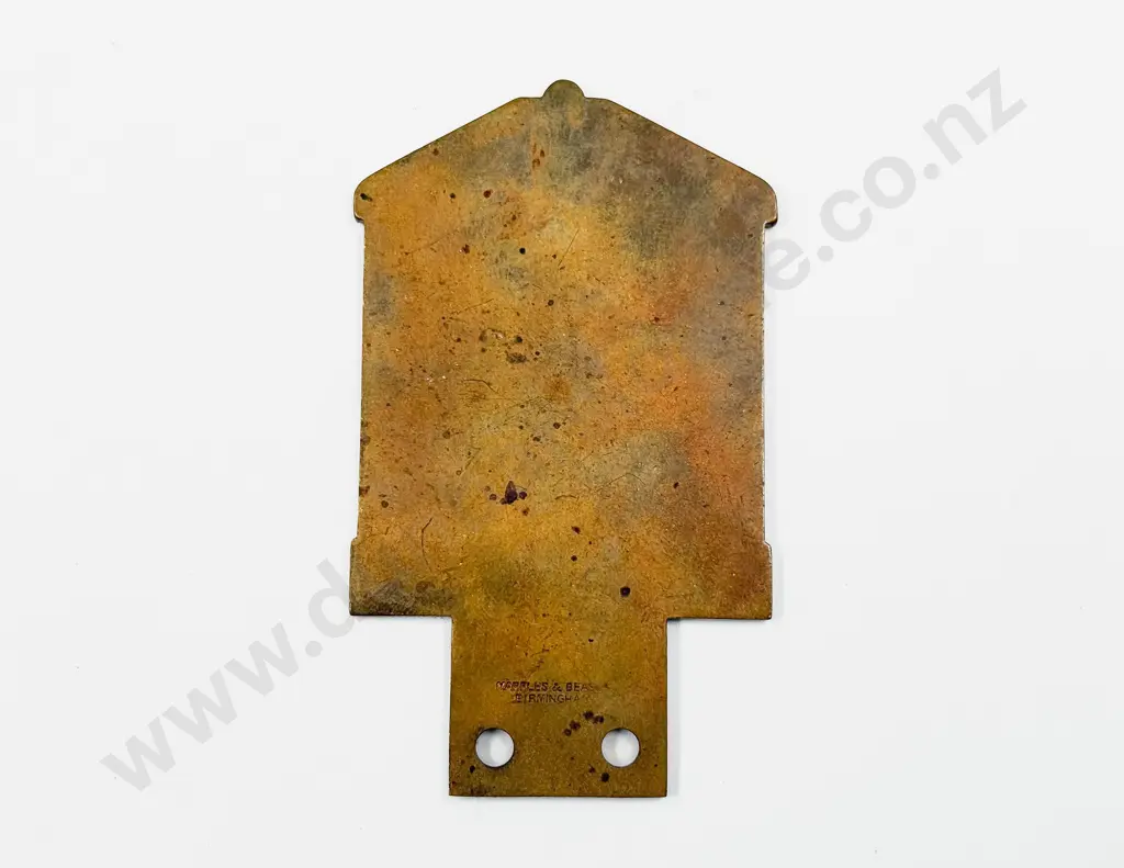 Rolls-Royce RREC Enthusiast's Club Grill Car Badge stamped makers Marples & Beasley Birmingham Image 1++