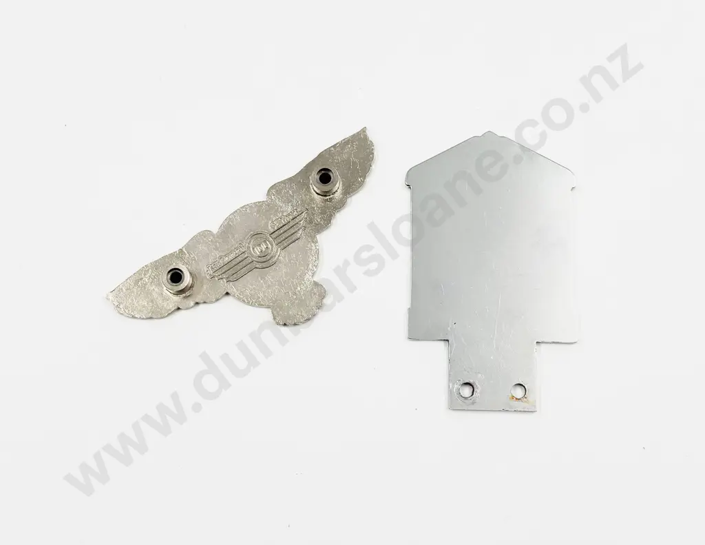 Replica Jean Baracat of St. Tropez RR Motor Club Badge with RREC Grill Badge Image 1++