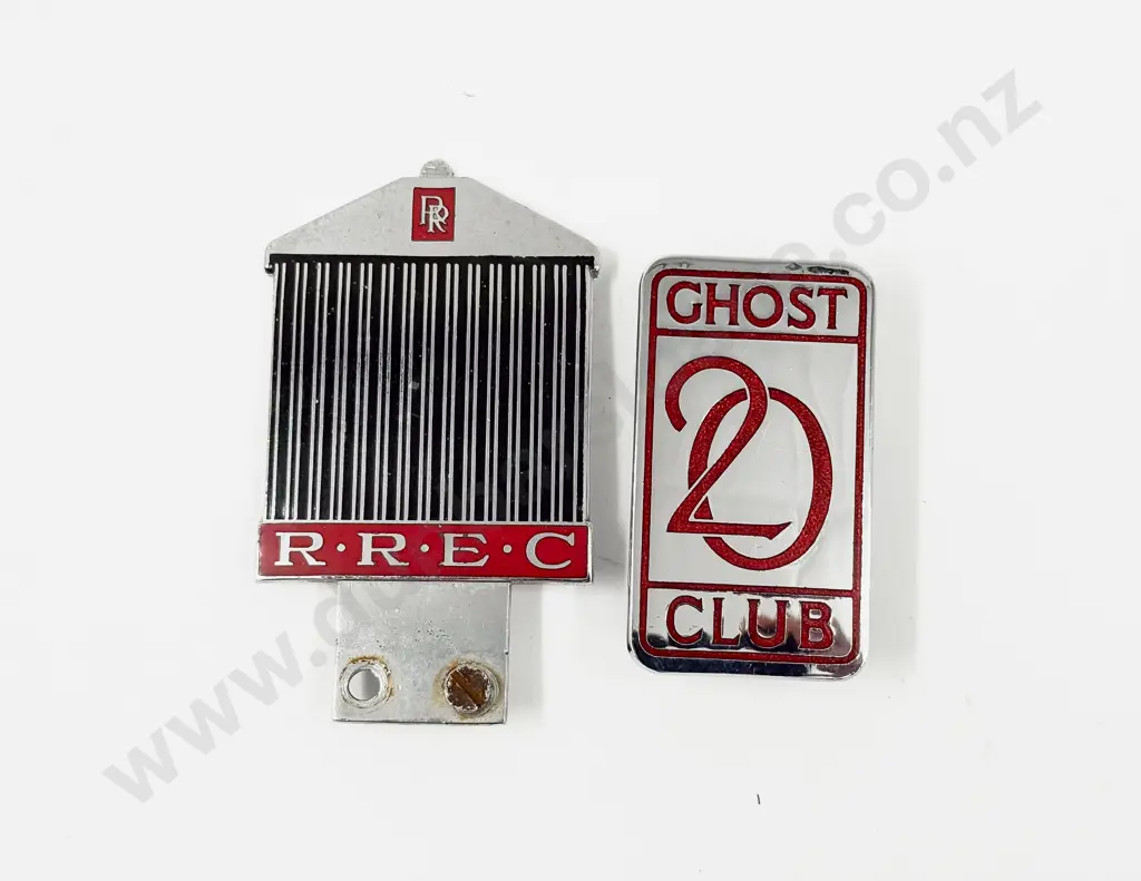 Rolls-Royce '20-Ghost Club' Member's Badge and Grill RREC Badge Image 1++