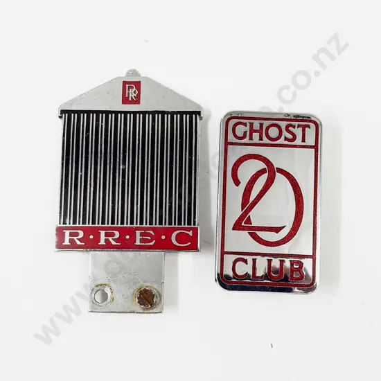 Rolls-Royce '20-Ghost Club' Member's Badge and Grill RREC Badge