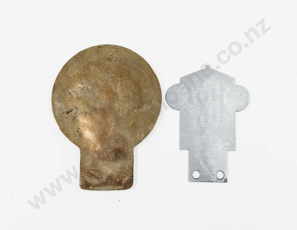 Rolls Royce Southern California Grill Car Badge and Solid Brass US Section RREC Plaque Image 1++