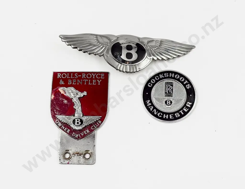 Three Bentley Car Badges Image 1++