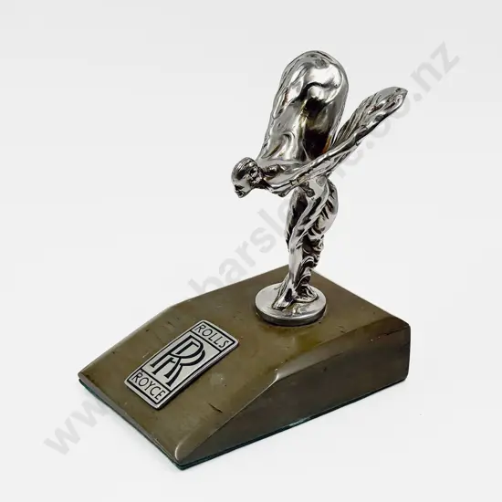 Rolls-Royce Spirit of Ecstasy Mascot Mounted as a Desk Piece