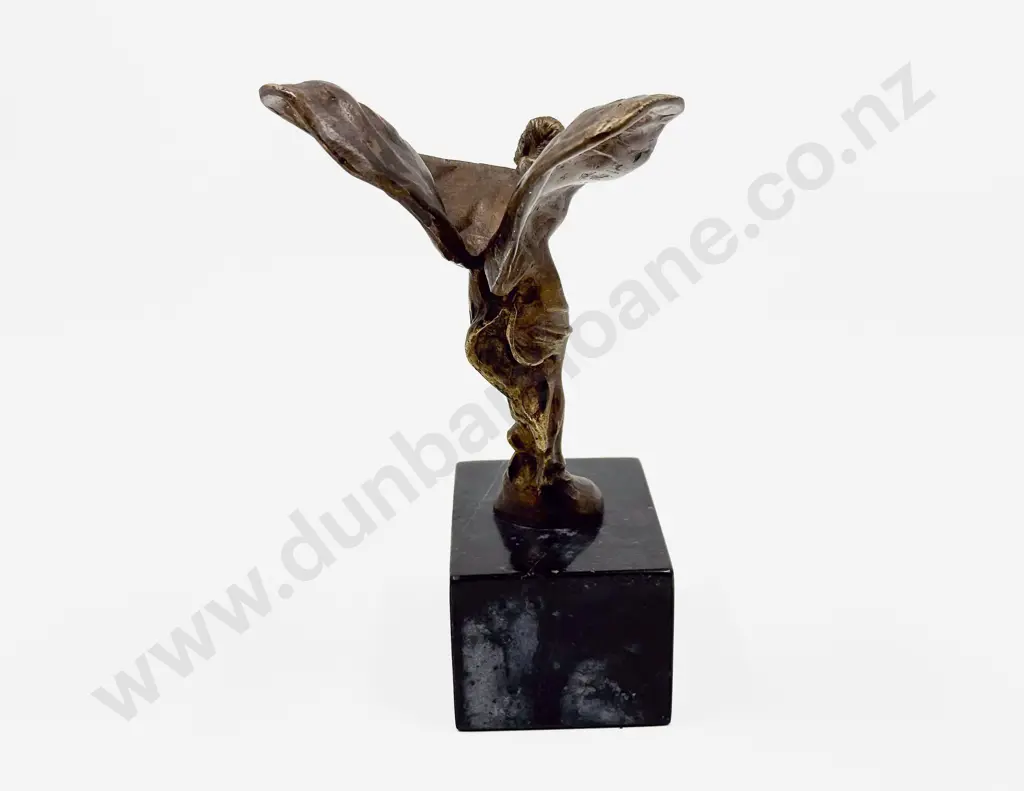 Replica Rolls-Royce Spirit of Ecstasy Mascot Mounted as a Desk Piece Image 1++