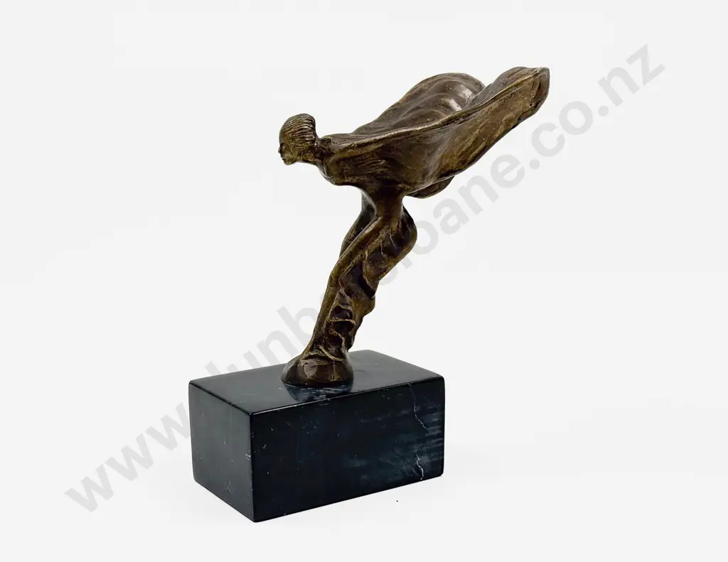 Replica Rolls-Royce Spirit of Ecstasy Mascot Mounted as a Desk Piece Image 1++