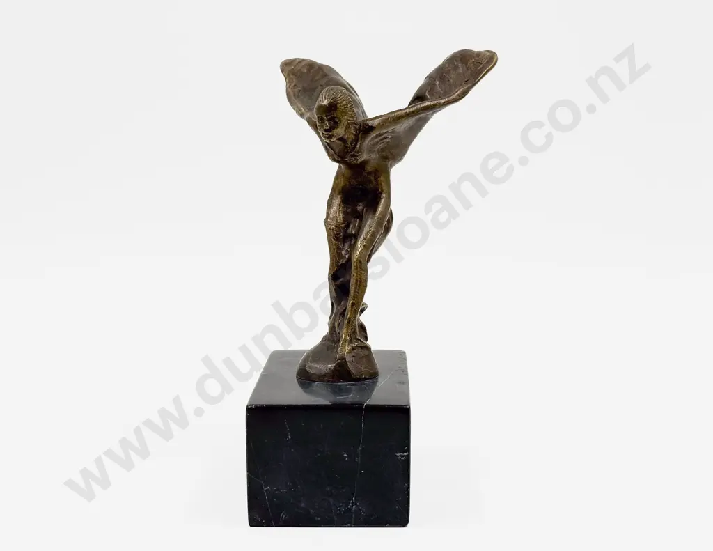 Replica Rolls-Royce Spirit of Ecstasy Mascot Mounted as a Desk Piece Image 1++