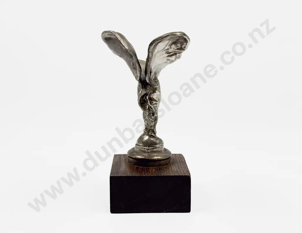 Replica Rolls-Royce Spirit of Ecstasy Mascot Mounted as Shelf Display Image 1++