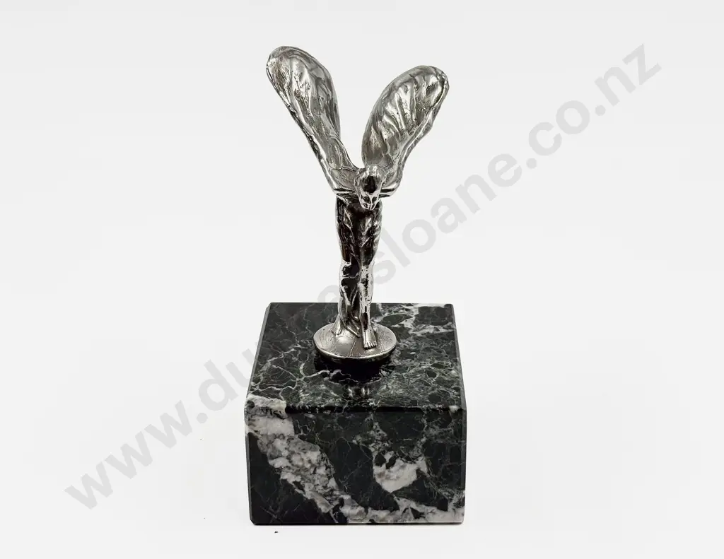 Replica Rolls-Royce Spirit of Ecstasy Mascot Mounted as a Desk Piece Image 1++