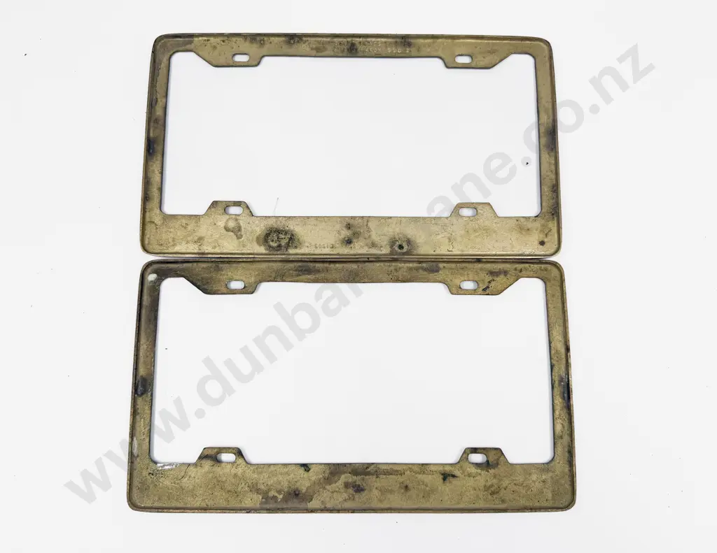 Pair Reproduction Rolls Royce License Plate Frames Image 1++