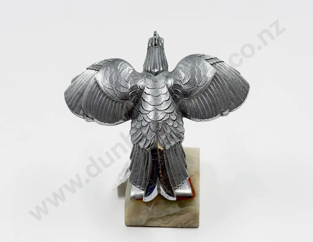 Pre-War Singer Bantam Car Bonnet Mascot Mounted as Desk Ornament Image 1++